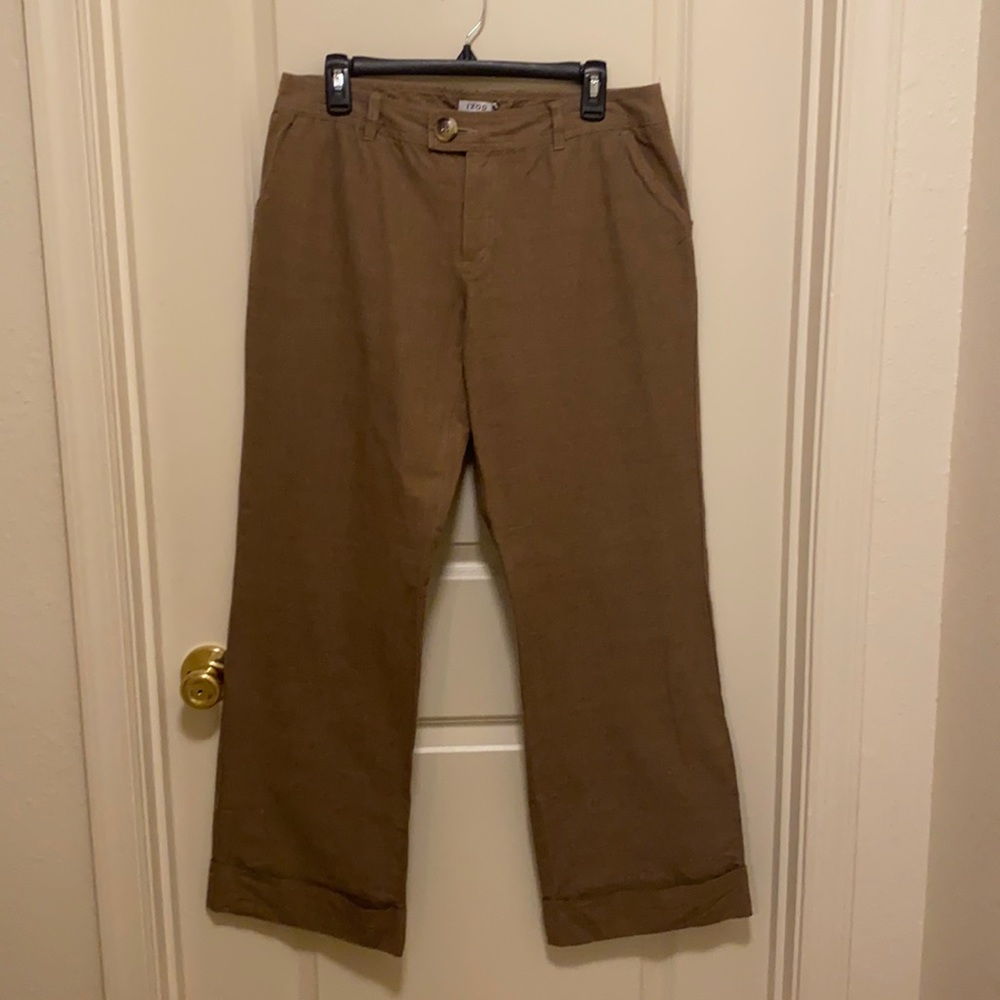 IZOD women’s plaid trousers, pants, Sz 12